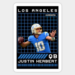 JUSTIN HERBERT - QB - LOS ANGELES CHARGERS Magnet